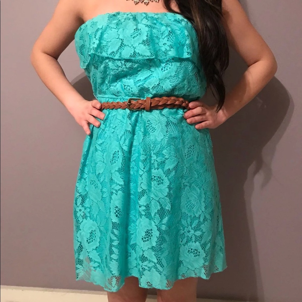 Strapless dress
